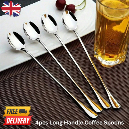 4pcs long handle coffee - 4pcs,