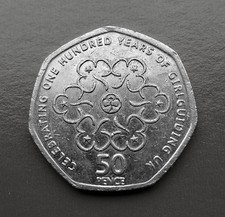 2010 Girl Guides 50p Fifty