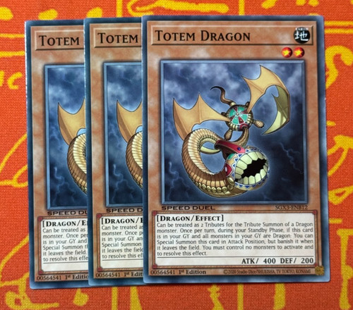 Yugioh totem dragon common 1st - yugioh,