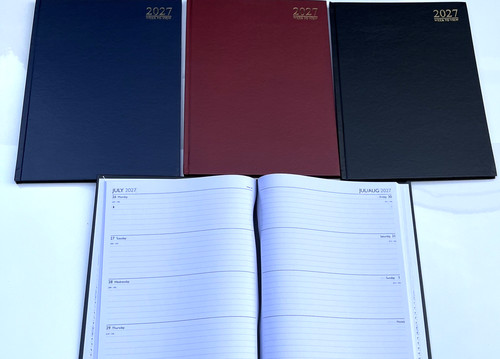2027 diary week view - a5,