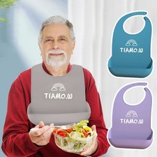 Waterproof Adult Silicone Bib