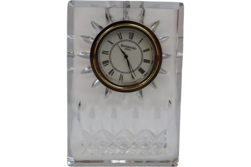 Waterford crystal desk clock - crystal,