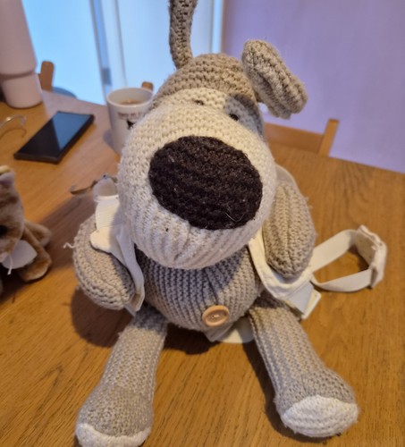 Boofle teddy and rucksack - teddy, bag