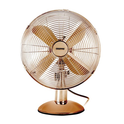 Geepas metal desk fan - 12'',