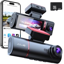 4K Dash Cam Front Rear Inside