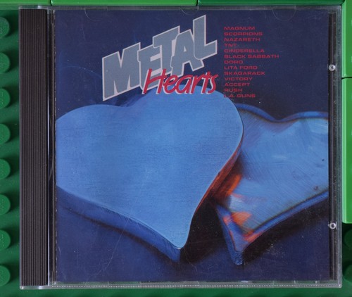 Various metal hearts - hearts,