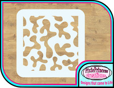 Pattern Repeating F Mylar 190 Stencil Reusable Airbrush Spray Paint Camouflage