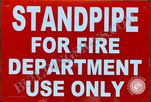 Standpipe for fire department - standpipe,