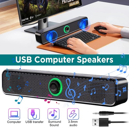 Usb computer soundbar - computer, 3d