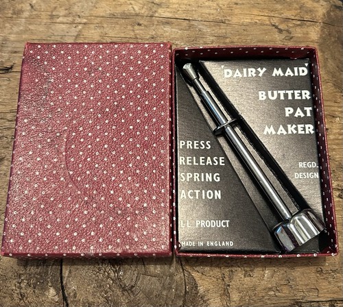Vintage butter pat - butter,