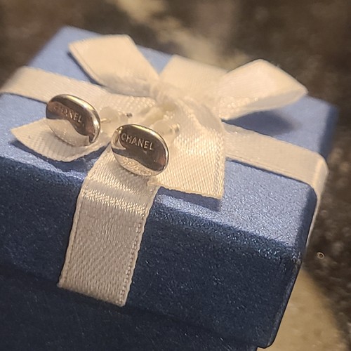 Chanel sterling silver oval - chanel,