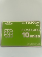 British Telecom Phone Card - 10 Units - UK - 1980s/90s - Used