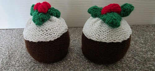 Hand knitted chocolate orange - hand,