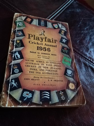Playfair cricket annual 1956 - cricket,
