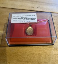 Genuine Vintage SOS Talisman Gold Necklace - Original Box and Paperwork