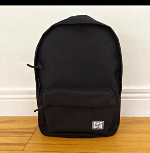 Herschel black classic - black, daypack