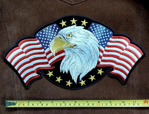 Large american flags - large, eagle