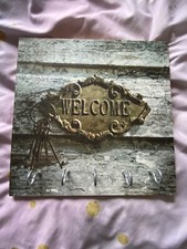 hanging key holder DIY made from ikea home decoration 5 keys