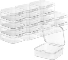 15 Small Plastic Boxes with
