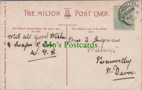 Genealogy postcard higman - -,
