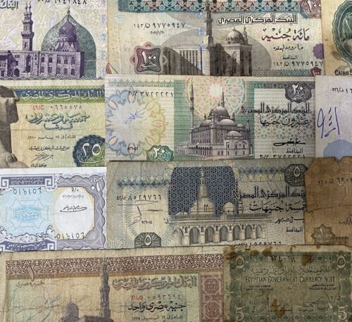 Egyptian pound piastres - pound, /