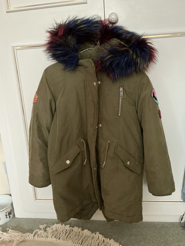 Girls coat with hood - coat, 8-9