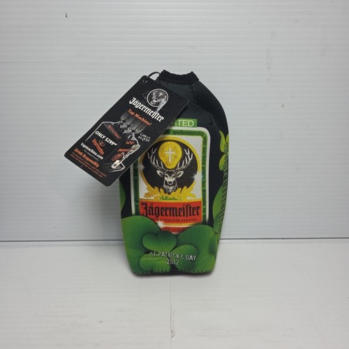 New jagermeister bottle koozie - new,