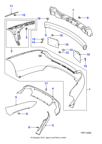 Jaguar bracket xkr s - 5.0, xkr-s
