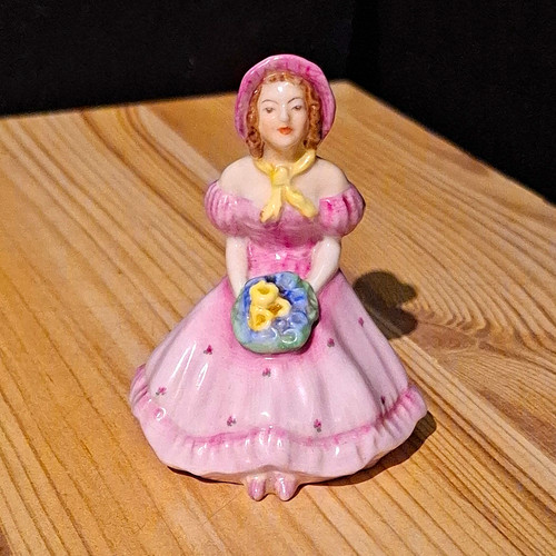 Coalport bone china girl - coalport,