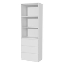 Tier bookcase with shelving - with,