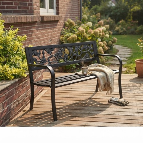 Elegant seater garden - garden, bench