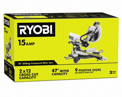 Ryobi sliding compound - 10,
