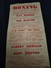 RARE BOXING PROGRAMME PUBLIC