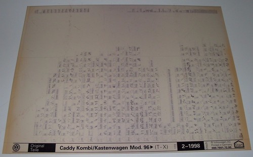 Ersatzteilkatalog auf
