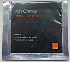 2G Orange UK Pay As You Go Sim