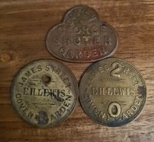 Covent garden tokens - covent, x3