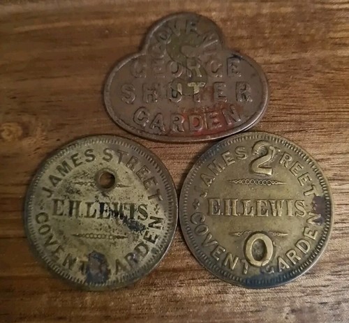 Covent garden tokens - covent, x3