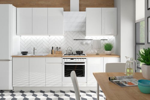 Handleless kitchen units - , set