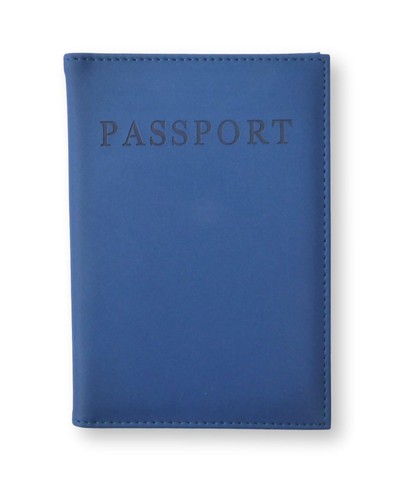 Navy blue leather - blue,