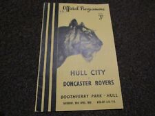 HULL CITY  v  DONCASTER