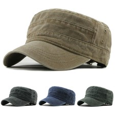 Men Classic Army Plain Hat