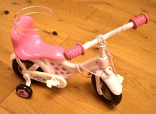 Baby Born Trike, Pink with Flowers & Bird Pedals, Very Cute