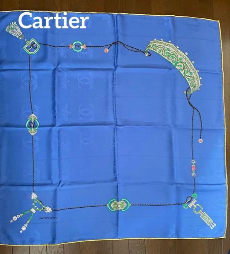 Cartier scarf blue jewelry