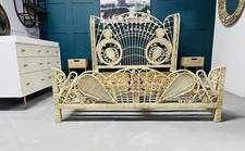 Kinsella Rattan Bed By Anthropologie, King Size Rrp £1798