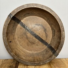 Vintage Wooden Dough Bowl -