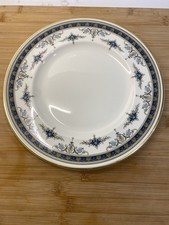 1 x MINTON 'Grasmere' Blue FLORAL Bone China DINNER PLATES 27cm