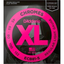 D'Addario ECB81-5 Chromes XL