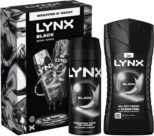Lynx black duo gift set - black, body