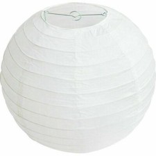 Small 30cm White Paper Round Ball Lampshade Hanging Ceiling Lantern Light Décor