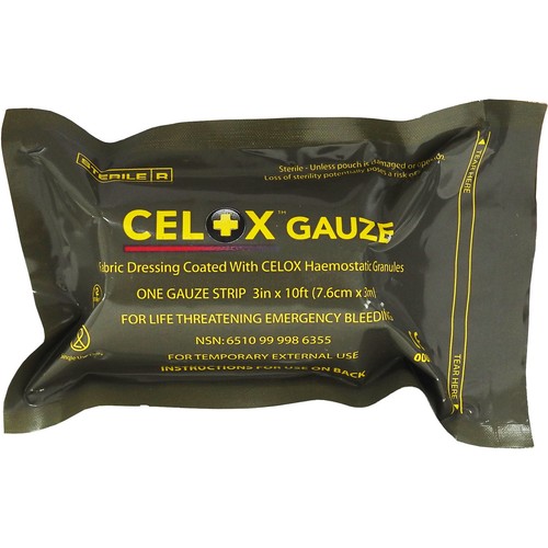 Celox gauze fabric haemostatic - celox,